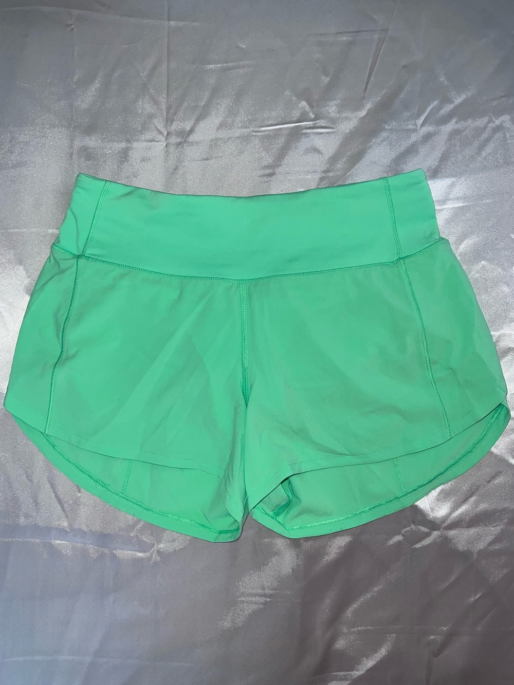 Lululemon Lime Green High-Rise Athletic Shorts - Size 4